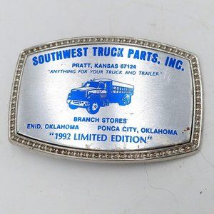 Southwest Truck Parts Belt Buckle Enid Ponca City